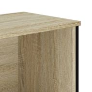Библиотека, сонома дъб, 80x31x137,5 см, инженерно дърво