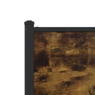 Метална рамка за легло, без матрак, опушен дъб, 180x200 см