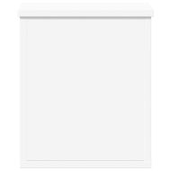 Кутия за съхранение, бяла, 30x35x35 см, инженерна дървесина