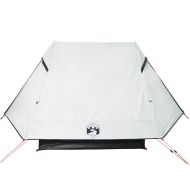 Къмпинг палатка за 2 души бяла затъмняващ плат водоустойчива