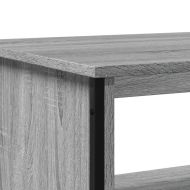 Кафе маса, сив сонома, 100x51x40 см, инженерно дърво
