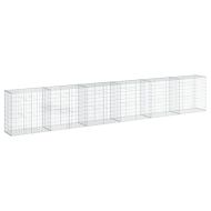 Габионна кошница с покритие, 600x50x100 см, поцинковано желязо