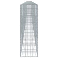 Габионна кошница с покритие, 1100x50x150 см, поцинковано желязо