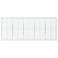 Габионна кошница с покритие, 500x50x200 см, поцинковано желязо