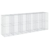 Габионна кошница с покритие, 550x100x200 см, поцинковано желязо