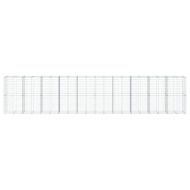 Габионна кошница с капак, 1000x100x200 см, поцинковано желязо