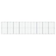 Габионна кошница с покритие, 900x100x200 см, поцинковано желязо