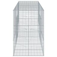 Габионна кошница с покритие, 300x100x150 см, поцинковано желязо