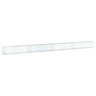 Габионна кошница с покритие, 800x50x50 см, поцинковано желязо