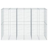 Габионна кошница с покритие, 300x100x200 см, поцинковано желязо