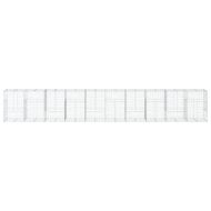 Габионна кошница с покритие, 1000x100x150см, поцинковано желязо