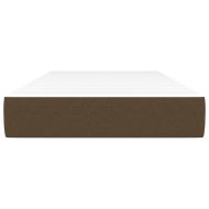 Матрак покет пружини, за деца, средна твърдост, тъмнокафяв, 80x160 см, текстил