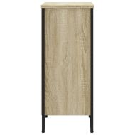 Библиотека, сонома дъб, 80x31x74,5 см, инженерно дърво