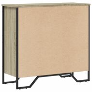 Библиотека, сонома дъб, 80x31x74,5 см, инженерно дърво