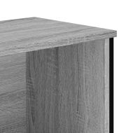 Библиотека, сив сонома, 80x31x74,5 см, инженерно дърво