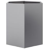 Градински кашпи 2 бр шестоъгълна 46x40x45см поцинкована стомана