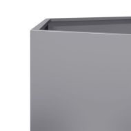 Градински кашпи 2 бр шестоъгълна 46x40x45см поцинкована стомана