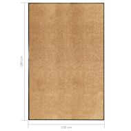 Перима изтривалка, кремава, 120x180 см