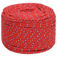 Въже за лодка Червено 6 мм 250 м полипропилен