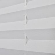 Плисирана щора 50 х 100 см, бяла