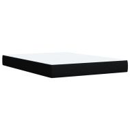 Боксспринг легло с матрак, черно, 160x200 см, плат