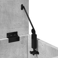 Кутия за съхранение, бетонно сиво, 30x35x35 см, инженерно дърво