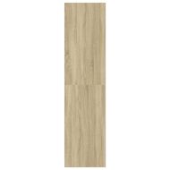 Гардероб, дъб сонома, 80x50x200 см, инженерно дърво