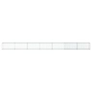 Габионна кошница с покритие, 700x50x50 см, поцинковано желязо