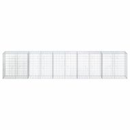 Габионна кошница с покритие, 500x50x100 см, поцинковано желязо
