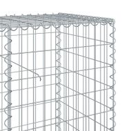 Габионна кошница с покритие, 500x50x100 см, поцинковано желязо