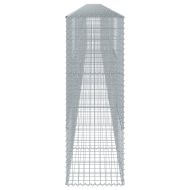 Габионна кошница с покритие, 1200x50x150 см, поцинковано желязо