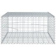 Габионна кошница с покритие, 100x100x50 см, поцинковано желязо