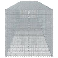 Габионна кошница с капак, 1050x100x100 см, поцинковано желязо