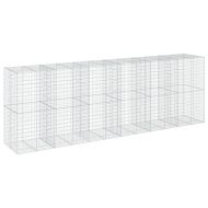 Габионна кошница с покритие, 600x100x200 см, поцинковано желязо