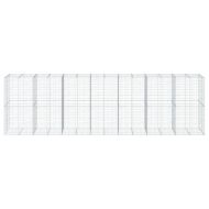Габионна кошница с покритие, 700x100x200 см, поцинковано желязо