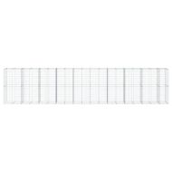 Габионна кошница с покритие, 950x100x200 см, поцинковано желязо