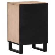Шкаф за баня 38x34x58 см масивно дърво груб манго
