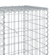 Габионна кошница с покритие, 300x50x100 см, поцинковано желязо