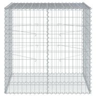 Габионна кошница с капак, 100x100x100 см, поцинковано желязо