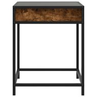 Нощна масичка с Infinity LED опушен дъб 40x40x51 см