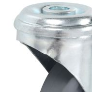 Въртящи се колела с отвори за болт, 4 бр, 75 мм