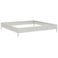 Градинска повдигната леха 100x100x18,5 см неръждаема стомана