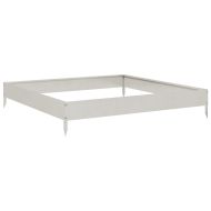 Градинска повдигната леха 100x100x18,5 см неръждаема стомана