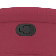 Реклайнер стол, виненочервен, кадифе