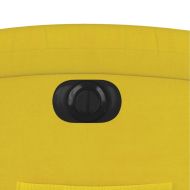 Електрически реклайнер стол, жълт, кадифе