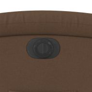 Електрически наклоняем стол, кафяв, текстил