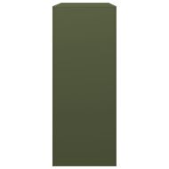 Стойка за дърва за огрев, зелена, 100x40x100 см, стомана
