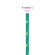 Въже за лодка зелено 8 мм 500 м полипропилен