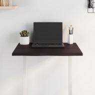 Плот за маса тъмнокафяв 60x40x2 см обработен масивен дъб