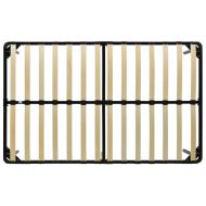 Рамка за легло, черна, метал, 140x200 cм